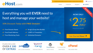 ehost shared hosting